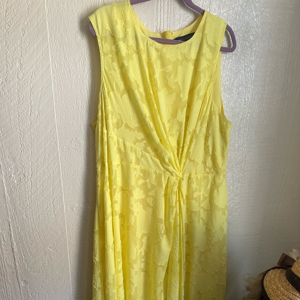 ELOQUII yellow dress size 22